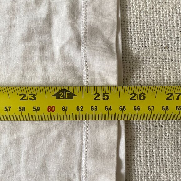 LULULEMON White Racerback High Back Scoop Neck Tank Top Size 4 - Picture 9 of 9